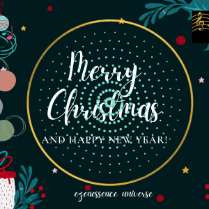 Green Red Merry Christmas Greeting Card