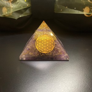 Orgonite Amethyst Pyramid